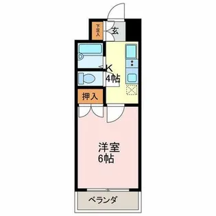 愛知県名古屋市熱田区尾頭町【マンション】の間取り