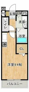 シャノアールⅠ【203号室】の間取り