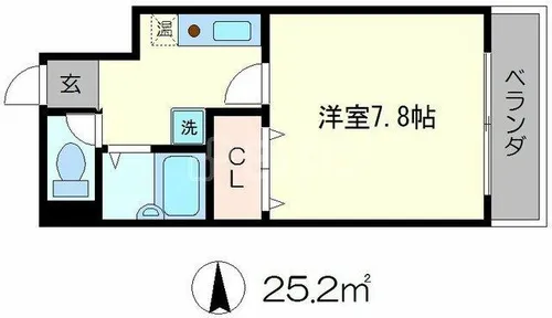 スプラウト【1階】の間取り