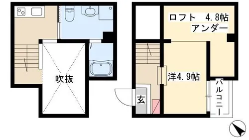 サンエイブリッジⅡ【1階】の間取り