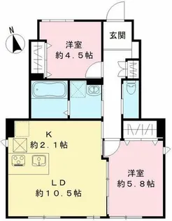 プチカーサ【1階】の間取り