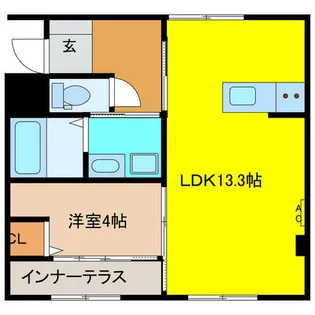 アーバンハイツⅡ【1階】の間取り