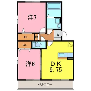 スタースレイプ【3階】の間取り