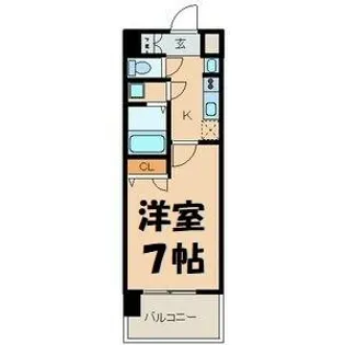 UURコート名古屋名駅【6階】の間取り