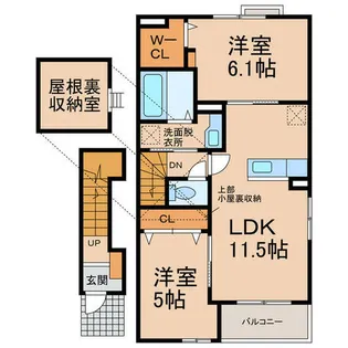 ラ・リベルタ【2階】の間取り