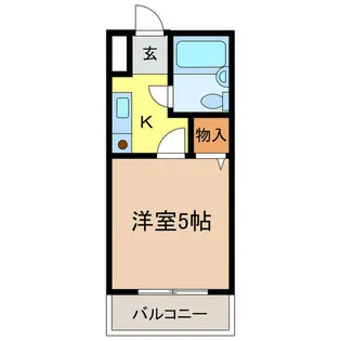 スクエア錦織【305号室】の間取り