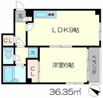 グランドプラス西大路御池【2階】の間取り