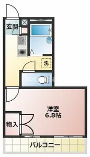 SENSE和歌山【101号室】の間取り