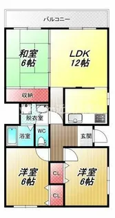 曙フラッツ【4階】の間取り
