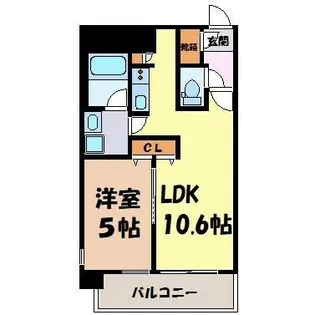 プレミアム浅間町【4階】の間取り