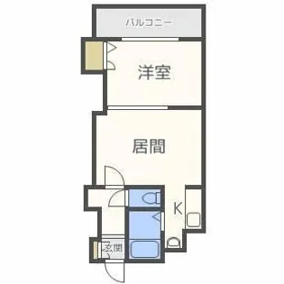 シャトーム壱番館【3階】の間取り