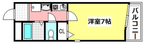 グランシャリオ双葉【510号室】の間取り