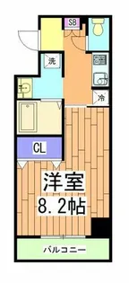 イクスピリオド五条【6階】の間取り