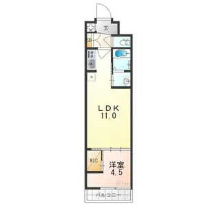 スワンズ京都東寺ガーデン【1階】の間取り