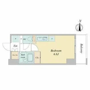 RIDGE堀田(旧スペーシア堀田)【0909号室】の間取り