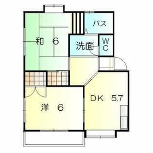 オアシス中央 C棟【2階】の間取り