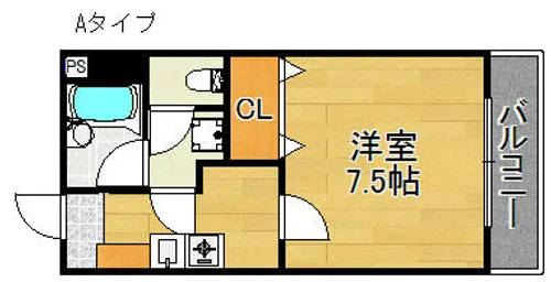 グレイスヴィラ佐野【1階】の間取り