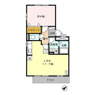 スリーOK【2階】の間取り