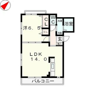 フォレストコート【3階】の間取り