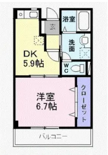 エムズコート【2階】の間取り