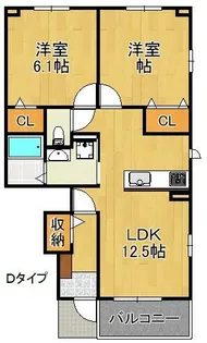 ベル・フィオーレ【1階】の間取り