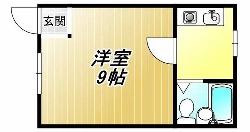 エクセレント老原B棟【1階】の間取り