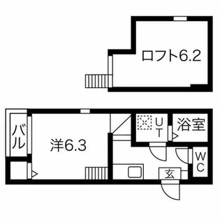 プランドール六番町【1階】の間取り
