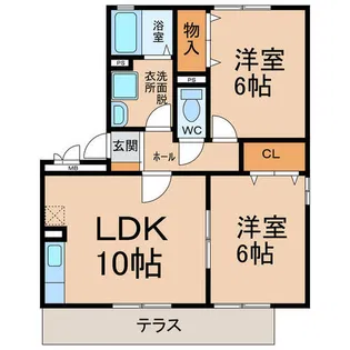 ロイヤル・ププレコート【1階】の間取り