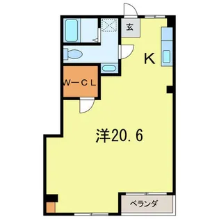 第一知商ビル【501号室】の間取り