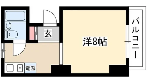 プレスイン名駅南【4-B号室】の間取り