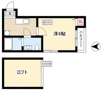 フォービエン川西【2階】の間取り