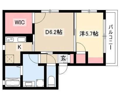 NF GRAN 千種公園【2C号室】の間取り