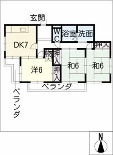 3DKの間取り画像