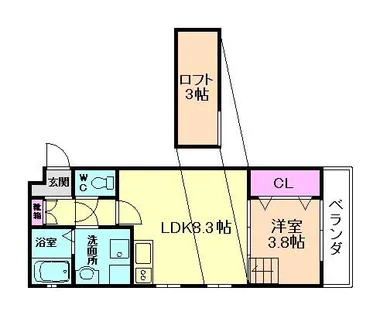 KTIレジデンス池田【305号室】の間取り