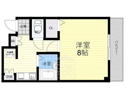 クリヨン千里北【1階】の間取り