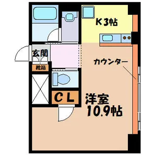 KDXレジデンス東桜Ⅰ【13階】の間取り