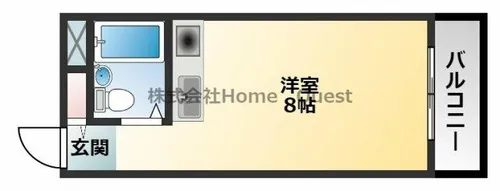 スクエアメゾン志紀【401号室】の間取り