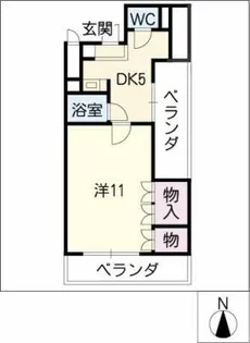 メゾンMACHIDA【5階】の間取り