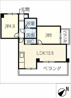 シティイトウビル【3階】の間取り