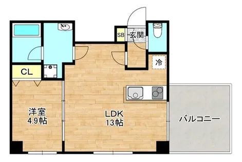 CEREZA都島【10階】の間取り