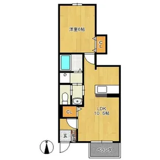 セレノⅠ【1階】の間取り