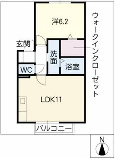 モンテビスタ【2階】の間取り