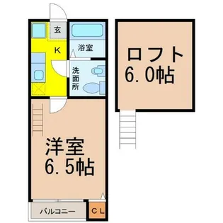 愛知県名古屋市守山区金屋2丁目【アパート】の間取り