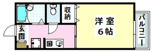 サンハイム【205号室】の間取り