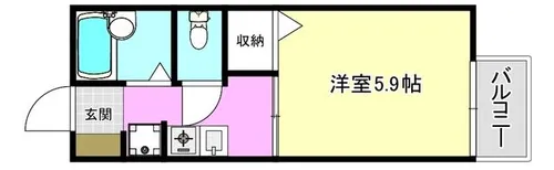サンハイム【205号室】の間取り