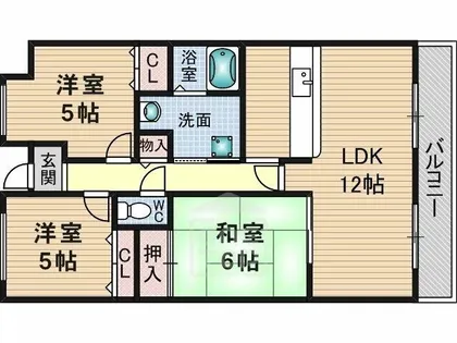 星見9番館【4階】の間取り