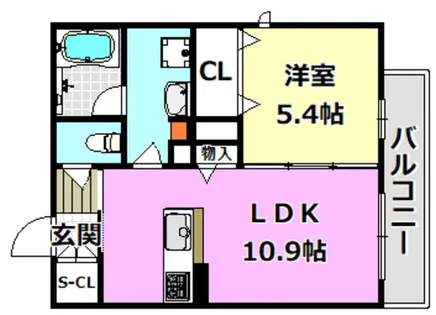 MAISON CLAIRE【3階】の間取り