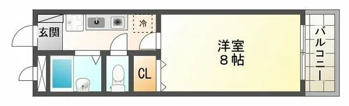 アクティ須磨浦【3階】の間取り