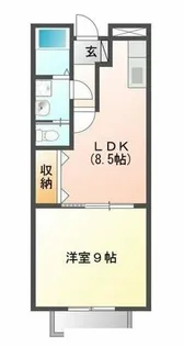 シャルマンドミール【2階】の間取り