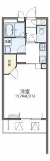 レオネクストレオーネ【206号室】の間取り